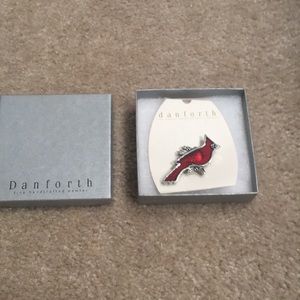 Danforth Cardinal Brooch Pin